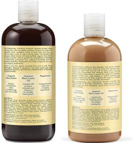 img 3 attached to 🧴 Shea Moisture Strengthen, Grow & Restore Shampoo and Conditioner Set: Jamaican Black Castor Oil Combo Pack - 16.3 oz Shampoo & 13 oz Conditioner