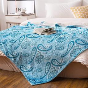 img 3 attached to Blankets Paisley Creative Lightweight Microfiber