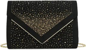 img 4 attached to 👜 Rhinestone Evening Handbags, Wallets, Clutches & Bags by Charming Tailor