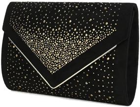 img 3 attached to 👜 Rhinestone Evening Handbags, Wallets, Clutches & Bags by Charming Tailor