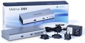 img 1 attached to 💻 Versatile Matrox DS1/DVI Docking Station for MacBook Pro and MacBook Air - Streamline Your Connectivity