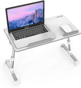 img 3 attached to Besign LT06: Adjustable Laptop Table - Portable Standing Bed Desk for Reading and Writing
