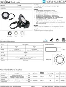img 1 attached to American Lighting MVP 1 Black Dimmable Mounting Solution
