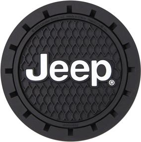 img 4 attached to Пластиколор 000652R01 Держатель для чашек с логотипом Jeep 🚘 2 штуки - Улучшите свой автомобиль черным дизайном!