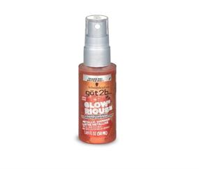 img 4 attached to got2b GLOW'RIOUS Metallic Shimmer Hair and Body Glitter Spray - 1.69oz (Copper)