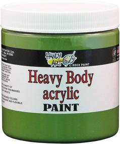 img 1 attached to 🎨 Яркая 8 унций акриловая краска Chrome Green Oxide от Handy Art - Nu Master Heavy Body Formula.