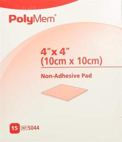 img 1 attached to PolyMem Cloth Wound Dressings - Non-Adhesive - 4x4 - Box of 15