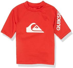 img 3 attached to 👕 Quiksilver Little Short Sleeve Rashguard: Boys' Clothing for Ultimate Comfort and Protection