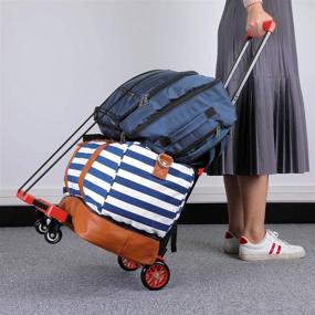 img 3 attached to 🧳 Portable and Convenient: KEDSUM Folding Hand Truck for Easy Transportation