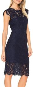img 3 attached to 👗 MEROKEETY Womens Sleeveless Elegant Cocktail Dresses: Sophisticated Women's Clothing for Special Occasions