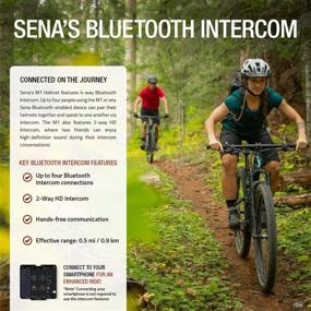 img 3 attached to 🚵 Sena M1 EVO Smart Mesh Communications Mountain Bike Helmets: Stay Connected on the Trails