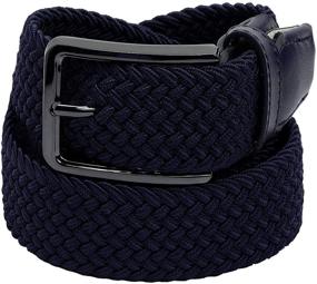 img 2 attached to Falari Canvas Elastic Stretch Braided Women's Accessories and Belts