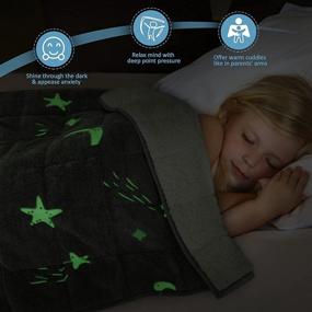 img 3 attached to Uttermara Weighted Blanket Flannel Luminous