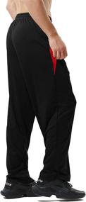 img 1 attached to 🏋️ ZEROWELL Lightweight Sweatpants for Men: Athletic Pants with Zipper Pockets - Perfect for Workout, Running, Gym & Training