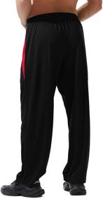 img 2 attached to 🏋️ ZEROWELL Lightweight Sweatpants for Men: Athletic Pants with Zipper Pockets - Perfect for Workout, Running, Gym & Training