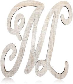 img 4 attached to Rustic Wood Monogram Letter 13