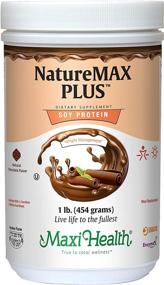 img 3 attached to 🍫 Maxi Health Naturemax Plus - Chocolate Soy Protein Powder - Diet & Energy Support - 1 lbs - Kosher