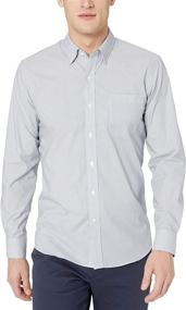 img 3 attached to 👔 Versatile and Comfy: Goodthreads Standard Fit Long Sleeve Stretch Poplin Men's Clothing and Shirts