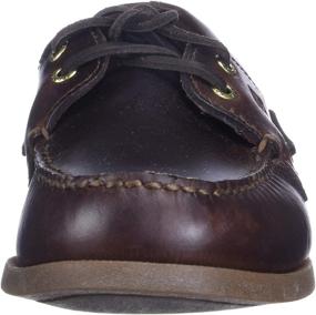 img 3 attached to 👟 PlushWave Brown Men's Fashion Sneakers - Sperry 2 Eye Shoes