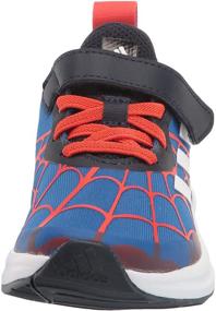 img 3 attached to π·οΈ Adidas Fortarun Elastic Orange Girls' Shoes inspired by Spiderman