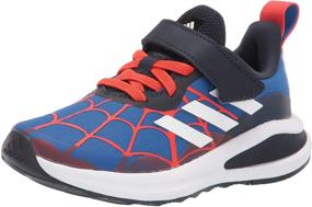 img 4 attached to π·οΈ Adidas Fortarun Elastic Orange Girls' Shoes inspired by Spiderman