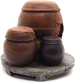 img 3 attached to Enhance Your Home Aquarium with CLAYPOT Settle Premium Decoration - Small Fish, New Decor, Asian Style