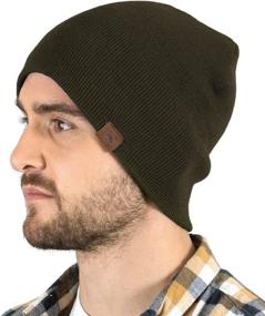 img 4 attached to Daily Knit Beanie Tough Headwear Sports & Fitness for Running