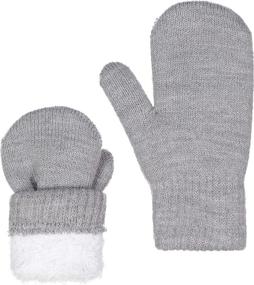 img 1 attached to 🧤 ZEHU Unisex Toddler Stretch Mittens - Boys' Cold Weather Accessories