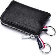 💼 leather wallet keyrings with change compartment logo