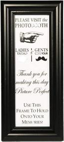 img 3 attached to Premium Design 2x6 Black Photo Booth Frame - High-quality Photo Booth Frames (1)