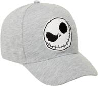 spooktacular disney nightmare before christmas hat: jack skellington baseball cap for men, dad hat logo