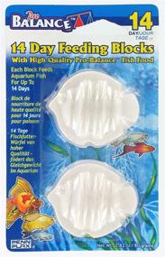 img 1 attached to 🐠 Penn-Plax Pro Balance 14-Day Vacation Feeding Blocks Fish Shape (Set of 2) - Optimal SEO-friendly Product Name