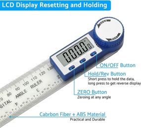 img 3 attached to 🛠️ ESynic Protractor: The Ultimate Resetting Tool for Woodworking and Construction Projects