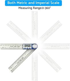 img 2 attached to 🛠️ ESynic Protractor: The Ultimate Resetting Tool for Woodworking and Construction Projects