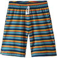 👖 colorful boys' elastic striped shorts by spring gege logo