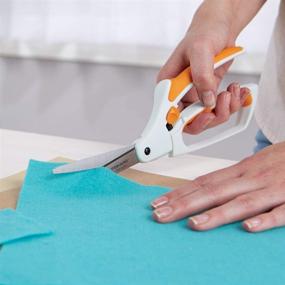 img 1 attached to ✂️ Fiskars No.8 Premier Easy Action Bent Scissors: The Ultimate Tool for Effortless Cutting!