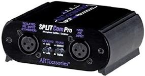img 2 attached to Enhance Audio Flexibility with ART Splitcom Pro 2 Way Microphone Splitter and Combiner