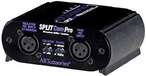 img 1 attached to Enhance Audio Flexibility with ART Splitcom Pro 2 Way Microphone Splitter and Combiner