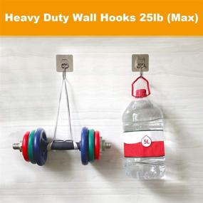 img 2 attached to 🧲 Heavy Duty Adhesive Wall Hooks Pack