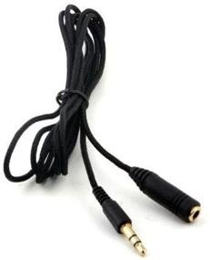 img 3 attached to Top-quality 1.5m 5ft Stereo Headphone Extension Cord - Male to Female 3.5mm Cable