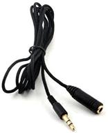 top-quality 1.5m 5ft stereo headphone extension cord - male to female 3.5mm cable logo