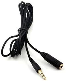 img 4 attached to Top-quality 1.5m 5ft Stereo Headphone Extension Cord - Male to Female 3.5mm Cable