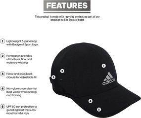 img 3 attached to Stay cool and perform better with adidas Men's Superlite Relaxed Fit Performance Hat