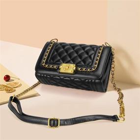 img 3 attached to 👜 Exquisite Leather Crossbody Designer Shoulder Handbag: A Must-Have for Women's Handbags & Wallets Collection