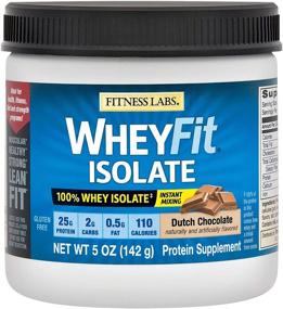 img 2 attached to Fitness Labs WheyFit Isolate - Pure 100% Whey Protein Isolate (5 oz, Dutch Chocolate)