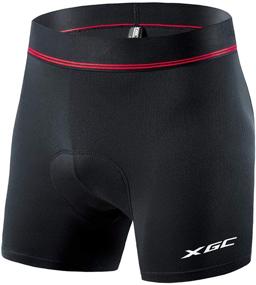 img 4 attached to 🚴 High-Density, High-Elasticity, and Highly Breathable 4D Gel Padded Men's Cycling Underwear Shorts