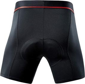 img 3 attached to 🚴 High-Density, High-Elasticity, and Highly Breathable 4D Gel Padded Men's Cycling Underwear Shorts