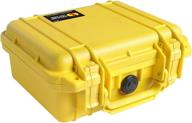 📸 pelican 1200 camera case: ultimate protection in vibrant yellow logo
