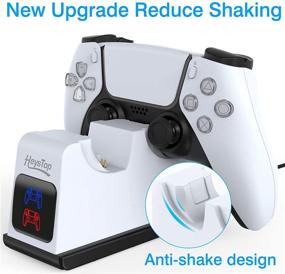 img 1 attached to 🎮 HEYSTOP PS5 Controller Charger Station: DualSense Charging Dock with LED Indicator - Fast and Compatible Charging for Sony Playstation 5 Controller