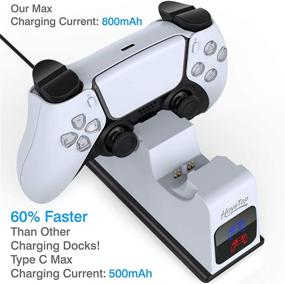 img 3 attached to 🎮 HEYSTOP PS5 Controller Charger Station: DualSense Charging Dock with LED Indicator - Fast and Compatible Charging for Sony Playstation 5 Controller